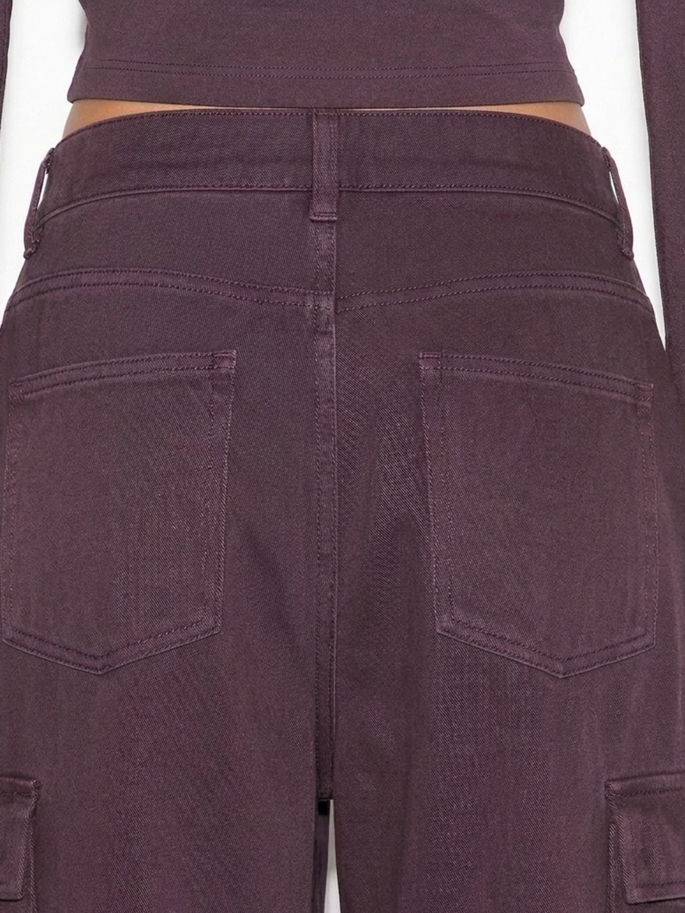 SKIMS Outdoor Woven Wide Leg Cargo Pants Phoenix XS NWT - Picture 5 of 8